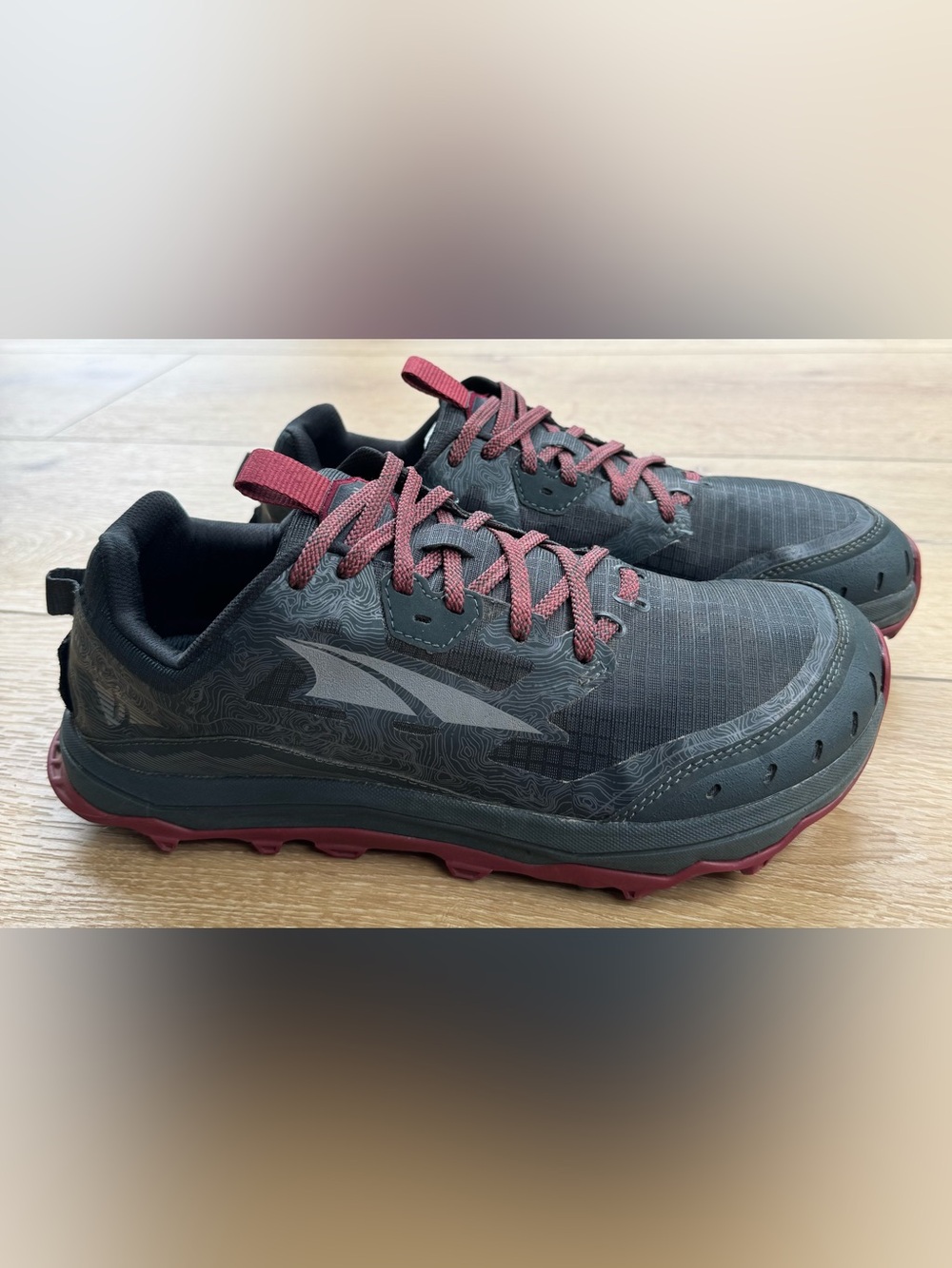 Altra Lone Peak 6 Trail Running Shoes Men’s 8.5 Black Gray Zero Drop Hiking
